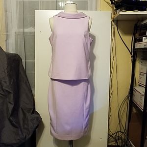 White House Black Market 2 piece pink